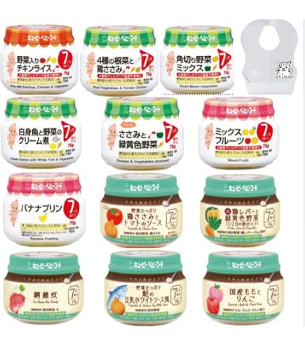 キューピー ベビーフード 瓶詰め全種 21個セット 離乳食 Amazon | キユーピー ベビーフード 瓶詰 6種セット 70g×12個 5ヵ月頃